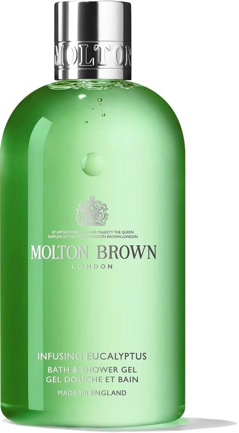 molton brown eucalyptus shower gel.